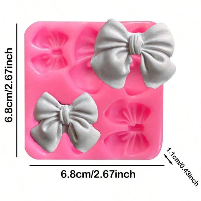 1pc Bowknot Shaped DIY Silicone Molds