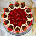 Strawberry Overload Cheesecake