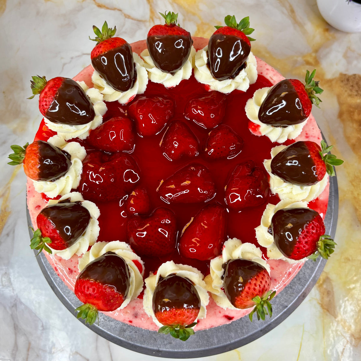 Strawberry Overload Cheesecake