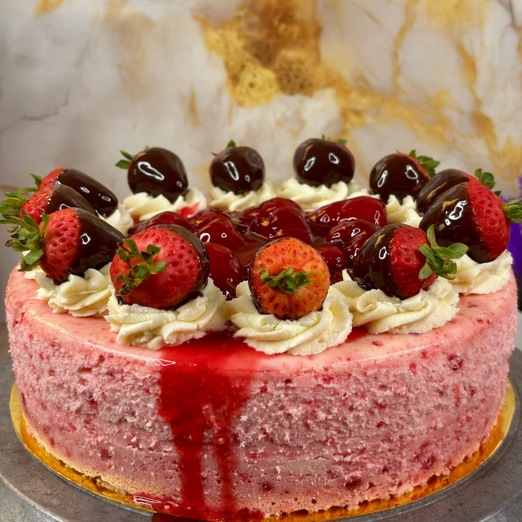 Strawberry Overload Cheesecake