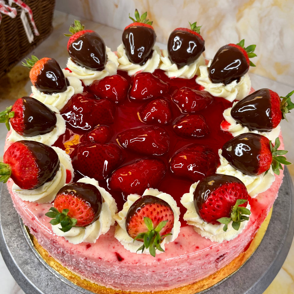 Strawberry Overload Cheesecake